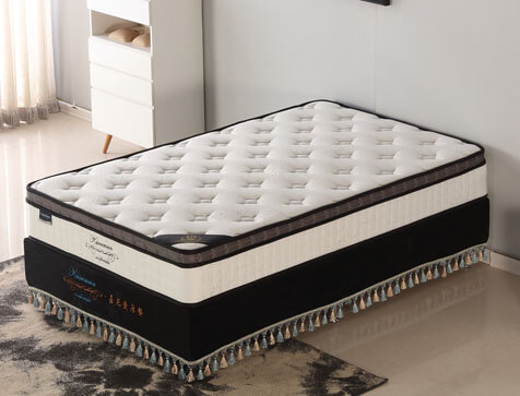 single size continuous spring mattress