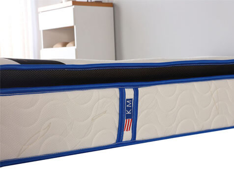 10 inch pillow top continuous spring mattress