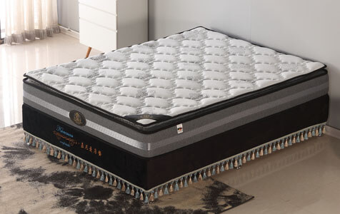 pillow top pocket spring mattress for hotel and homeuse