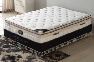 bamboo pillow top pocket spring mattress