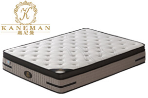 13 inch pocket spring mattress compress packing in wooden pallet