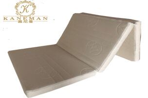 camping mattress with three folding