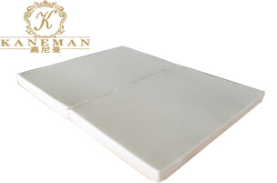 Latex memory foam 2-folding mattress