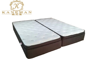 Split pocket spring mattress for hotel