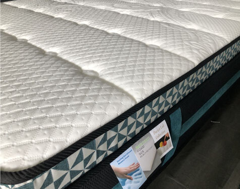 34cm latex foam pocket coil spring mattress