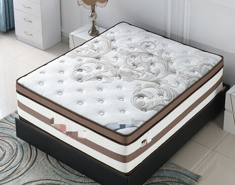 5 zone pocket spring mattress compressed packing